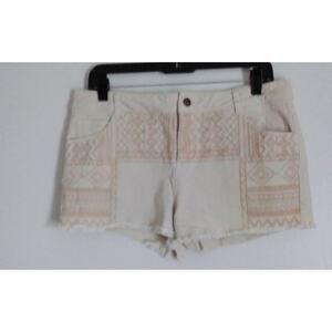 Blu-Pepper Embroidered Shorts L
